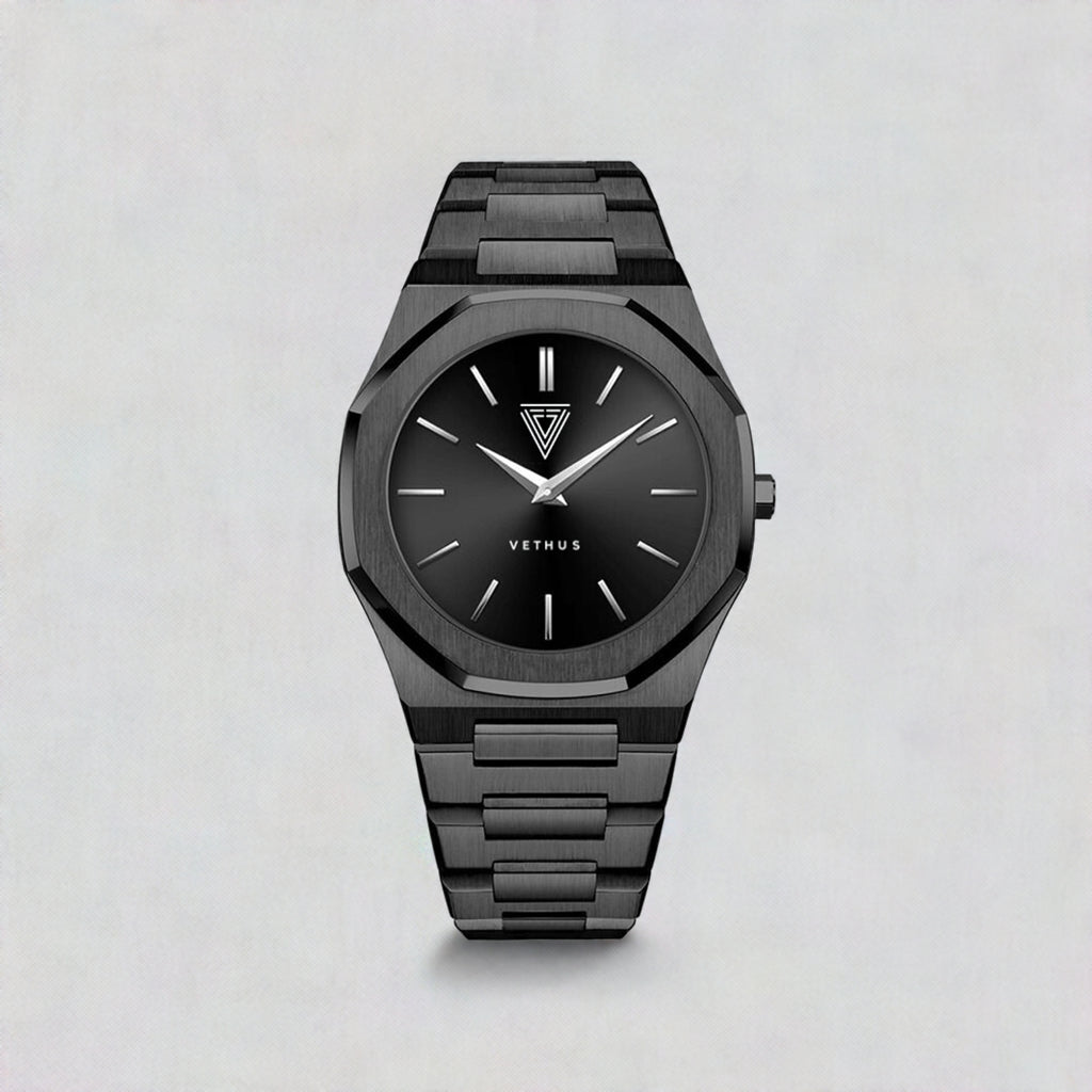 Reloj negro para hombre Vethus Nova reloj elegante