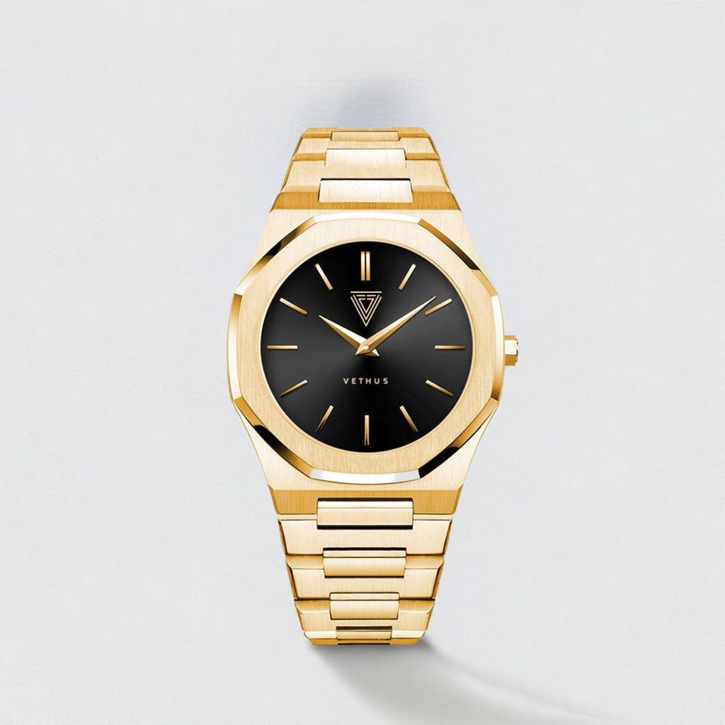 Reloj Dorado para hombre Vethus Nova reloj elegante.